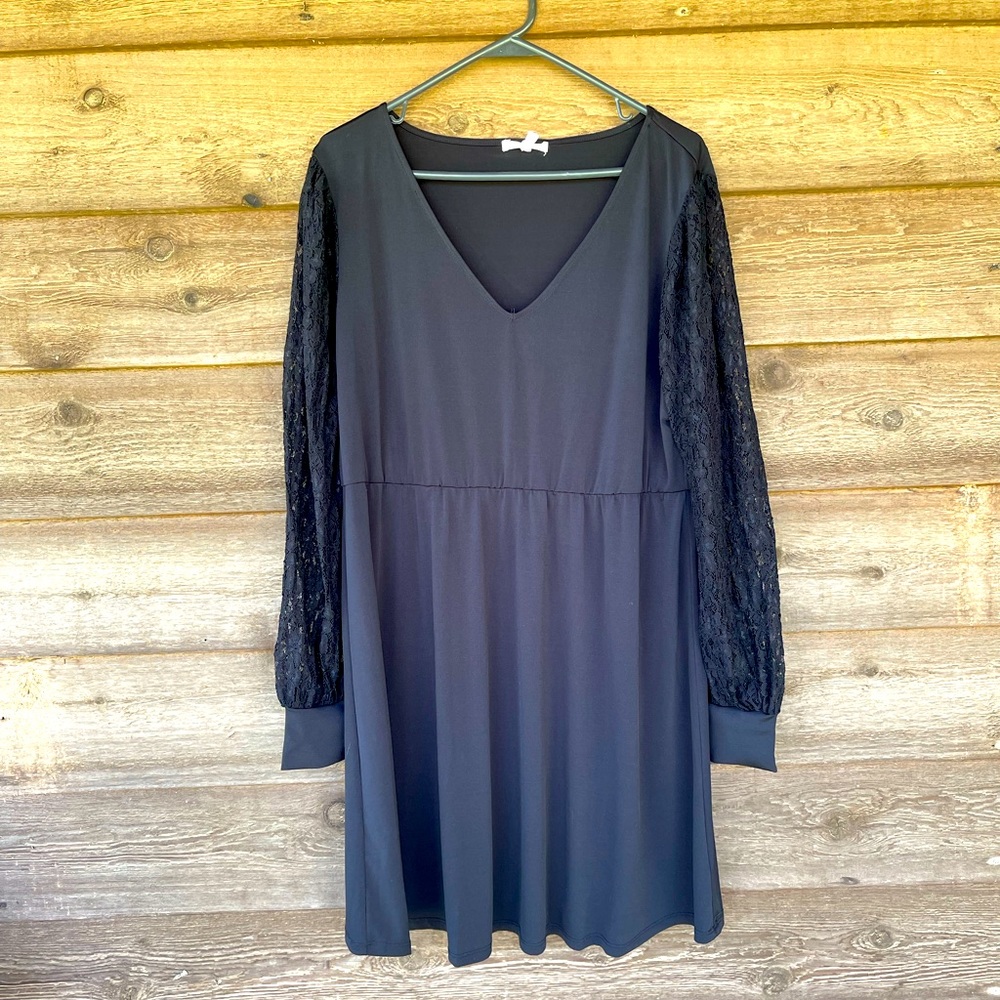 Maurice’s black lace sleeve dress